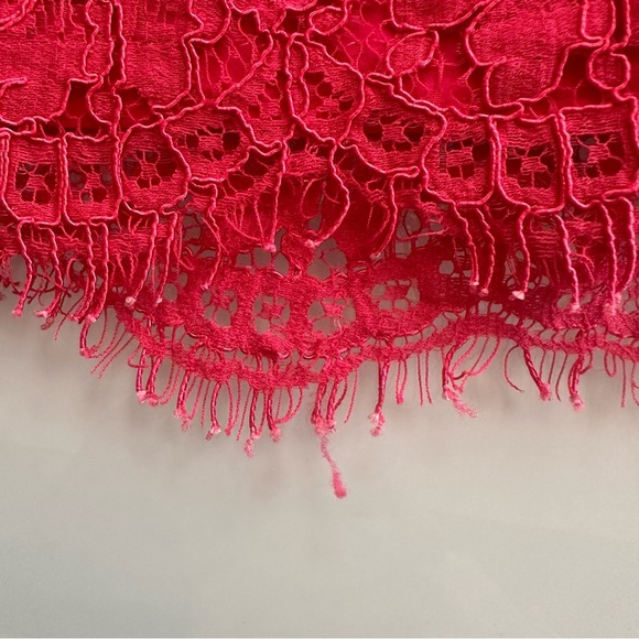 Eloquii Plus Size Pink Lined Lace Dress - Picture 10 of 10